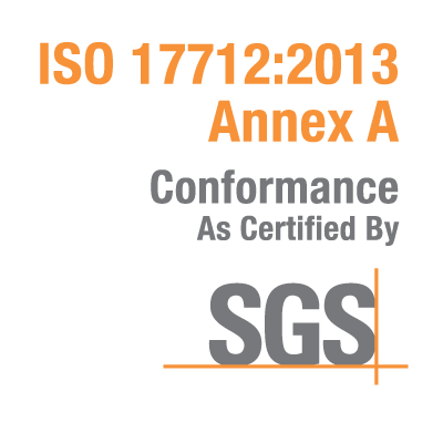 Certification ISO 17712:2013 SGS