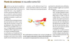 Plomb conteneur Mega Fortris France ISO17712