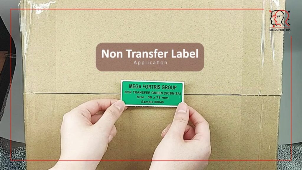 Étiquettes de sécurité inviolables – message VOID