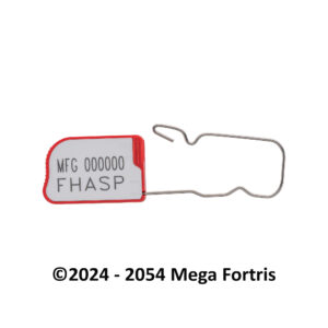 Scellé Fort Hasp Padlock – cadenas ABS à anse inox pour trolleys