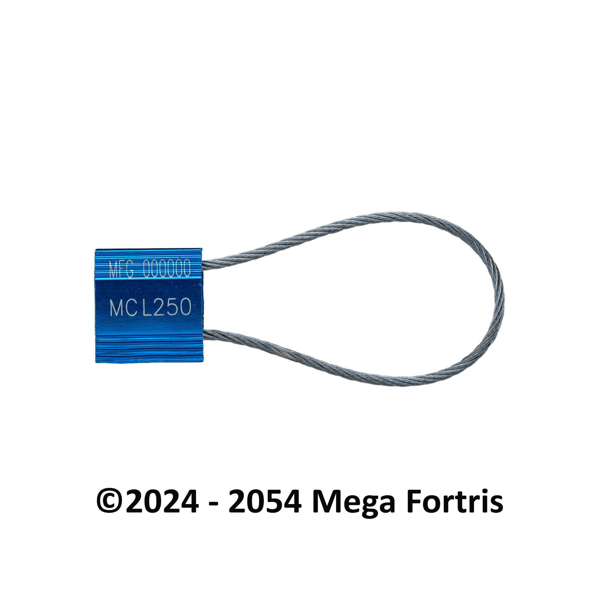 Mini Cable Lock 250 – aluminium anodisé, câble 2,50 mm