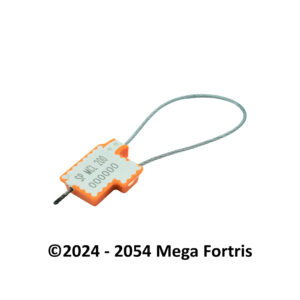 SP Mini Cable Lock 200 – scellé câble multibrin, base blanche