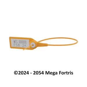 collier d'identification - Scellé Fast 8 2K – corps 2 couleurs, aplat blanc, tige ronde