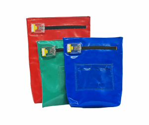 Sacs sécurisés réutilisables : protection inviolable avec zip sécurisé et fenêtre soudée. Prévention, protection, sérénité avec Mega Fortris France.