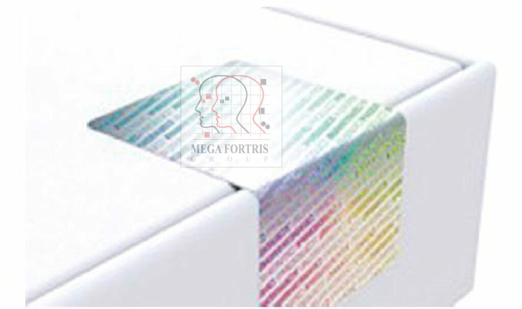 Étiquette holographique anti-violation pour emballage CBD
