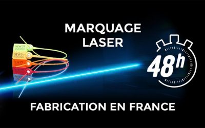 scellés de sécurité personnalisés avec marquage laser